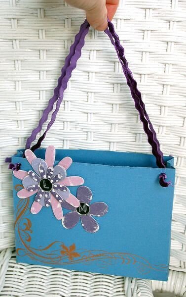 Flower and Paper purse