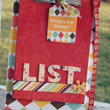 List Pad and Clipboard-- We R Memory Keepers