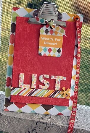 List Pad and Clipboard-- We R Memory Keepers