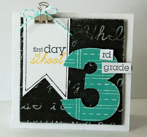 1st day of school cards
