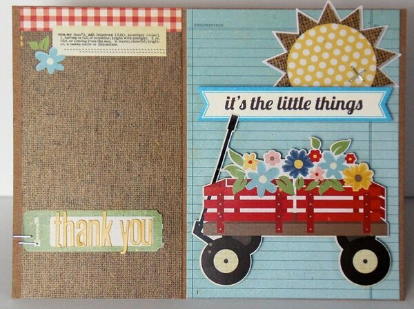 It&#039;s the little things - thank you card