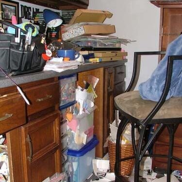 my messy desk.... ( i should win a prize) :)