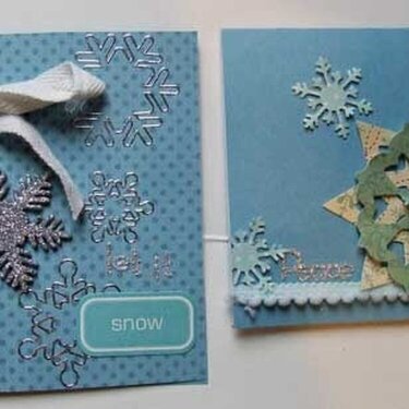 winter card set