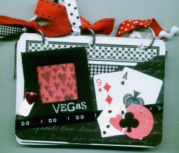 Vegas Playing card mini album