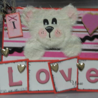 Valentine Tear Bear Paper Piecing