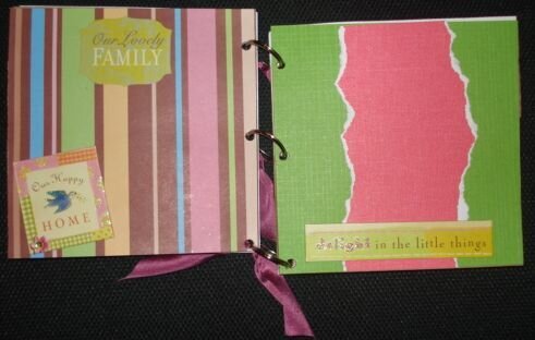 paper bag mothers day mini book