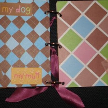 Mothers day mini paper bag album