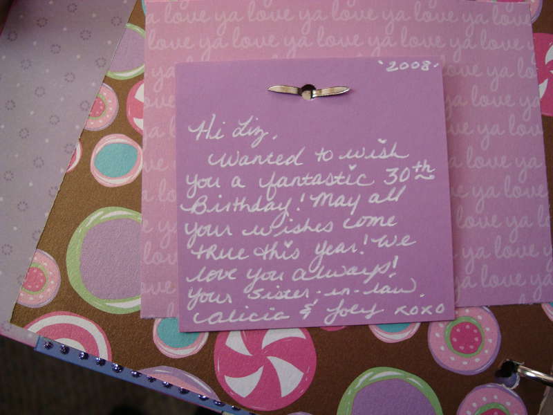 Mini Chipboard book for my SIL