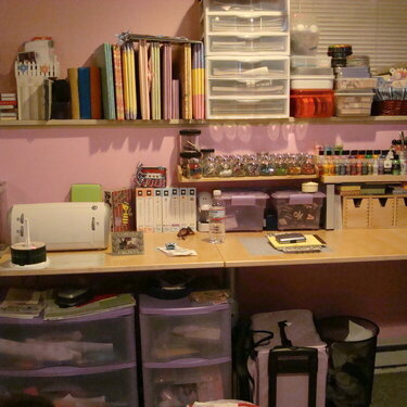 Another view of my scrapbook room