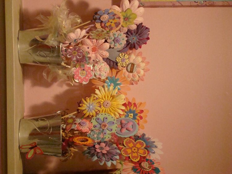 Homemade flower bouquet&#039;s for my MOM and MIL