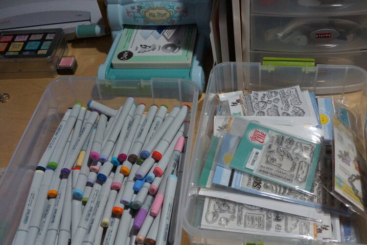 storage for my copics and new not used stamps