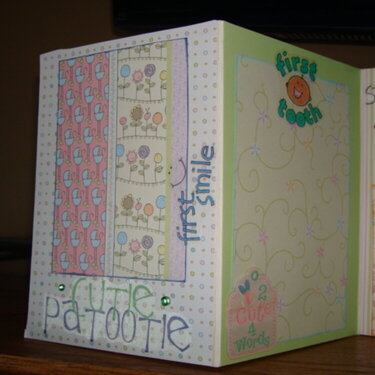 Accordian book (additional baby shower gift)