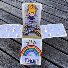 Rainbow Brite pop up card box