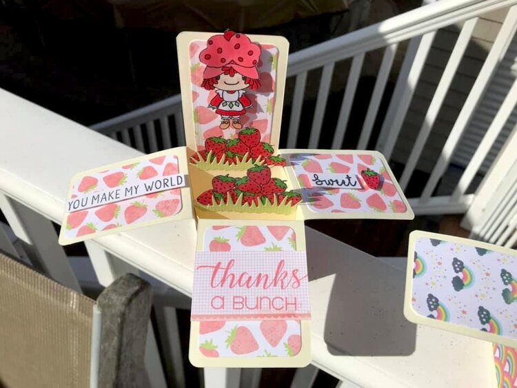 Strawberry Shortcake Pop Up Box Card