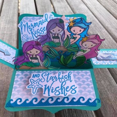 Mermaid Box Card