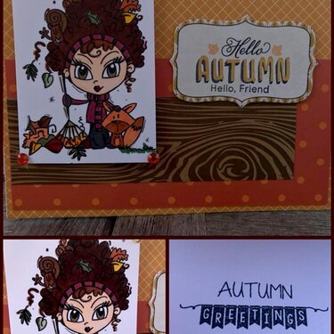 Autumn Greetings (stamped)