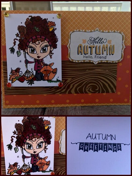 Autumn Greetings (stamped)