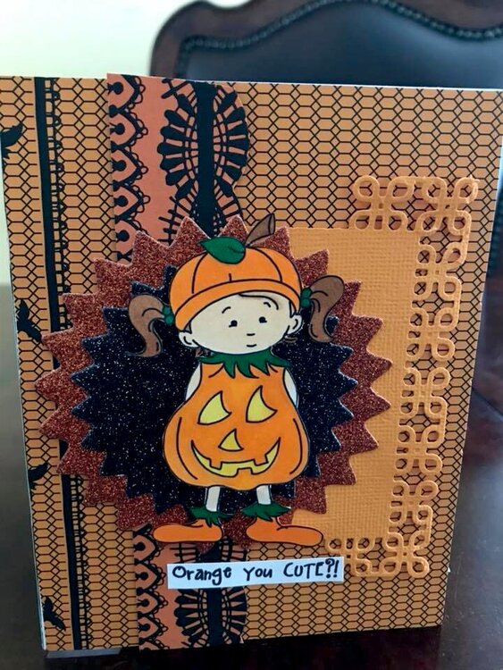 Orange you CUTE March card sketch challenge#3