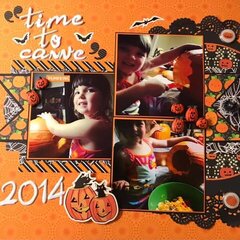 Time to carve pumpkins 2014