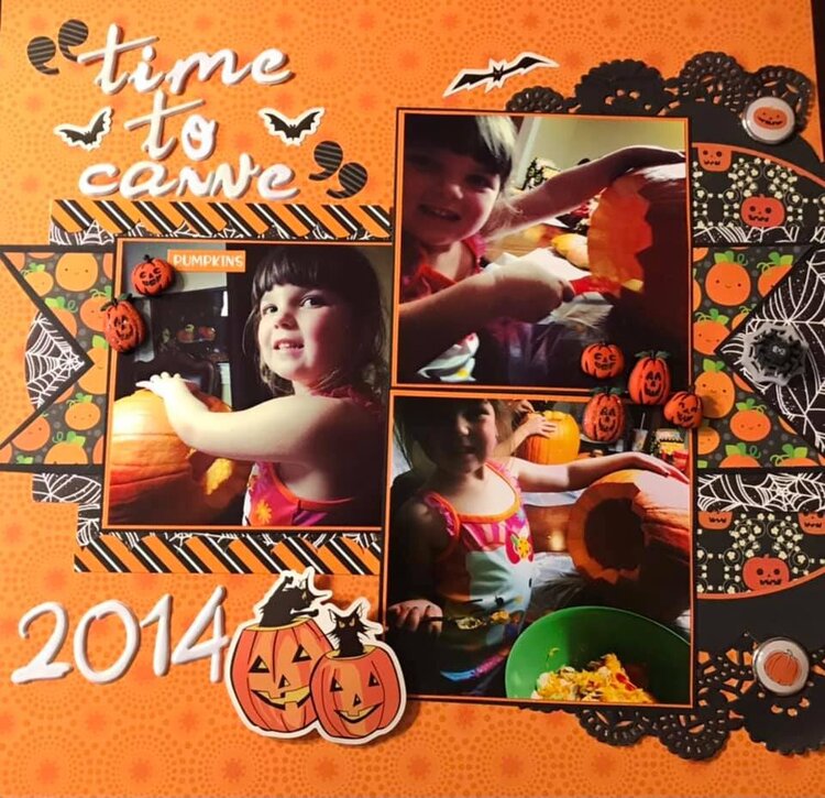 Time to carve pumpkins 2014