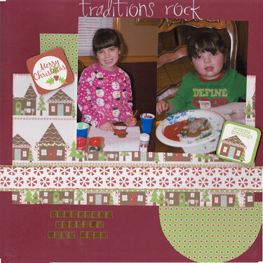 traditions rock - christmas cookies with Nana