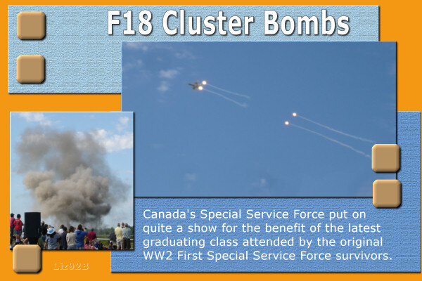 F18 Cluster Bombs