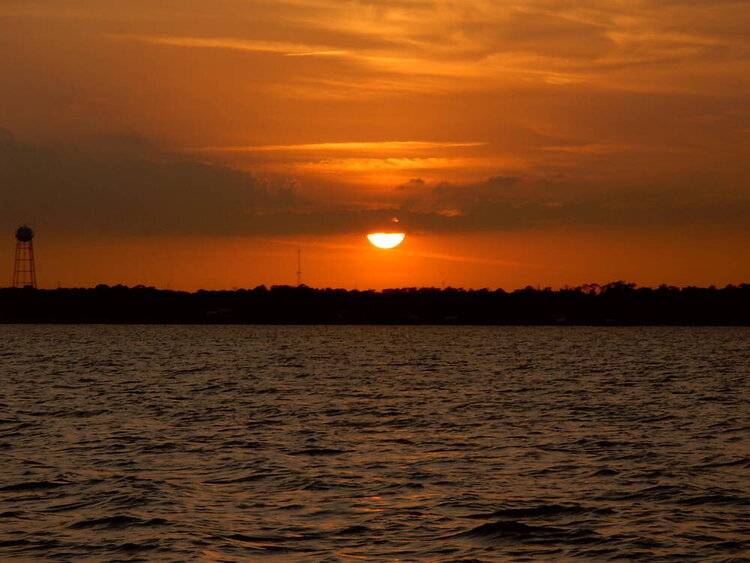 Sunset on Lake Jackson