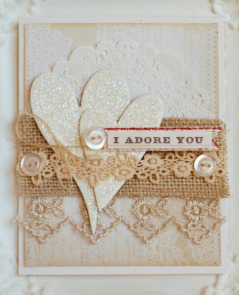 I Adore You Card