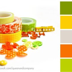 A Happy Spring Color Combo from Queen and Company