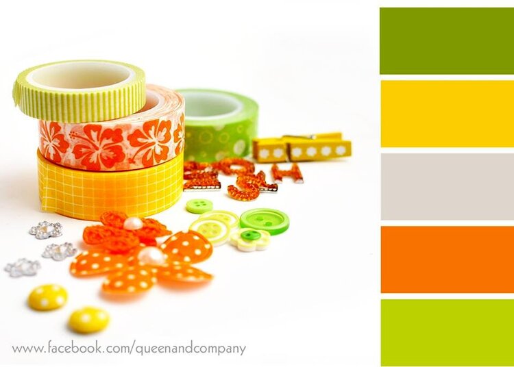 A Happy Spring Color Combo from Queen and Company