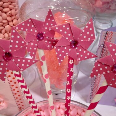 New Self Adhesive Paper Pinwheels and Perfect Party Stylish Stix