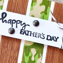 Happy Father's Day featuring the Washi Tape from Queen & Co