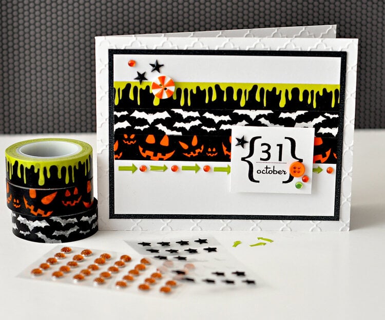 New Halloween Themed Bling Book and Trendy Tape Boxed Set from Queen and Company