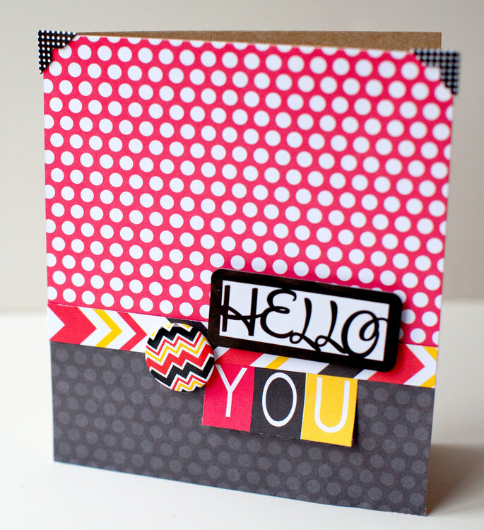 Hello You card by Susan Weinroth