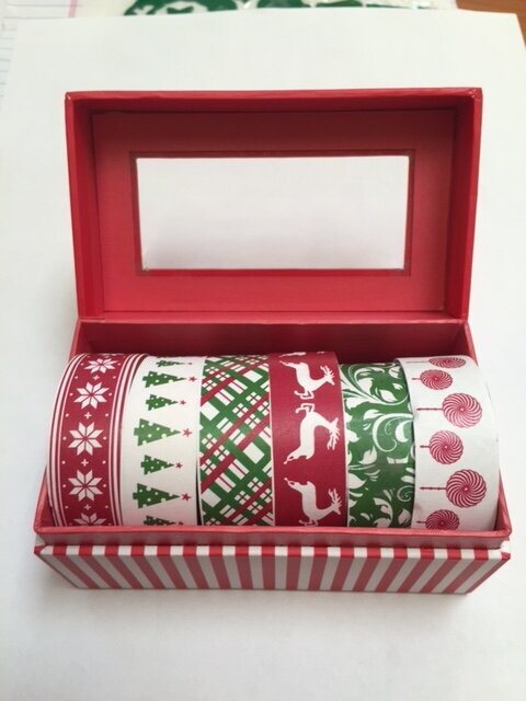 New Queen and Company Christmas Trendy Tape Boxed Set, Holiday Bling Book and Holiday Epoxy Icons