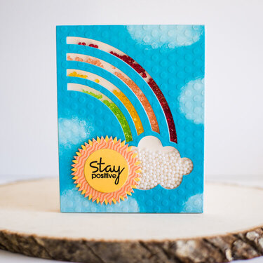 Stay Positive featuring the Rainbow Shaker Kit from Queen & Company