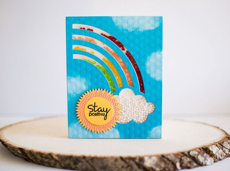 Stay Positive featuring the Rainbow Shaker Kit from Queen &amp; Company