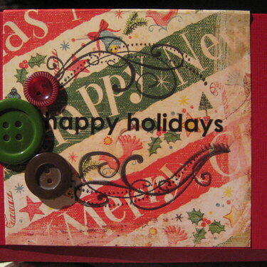 Old fashioned Happy HOlidays card &#039;07