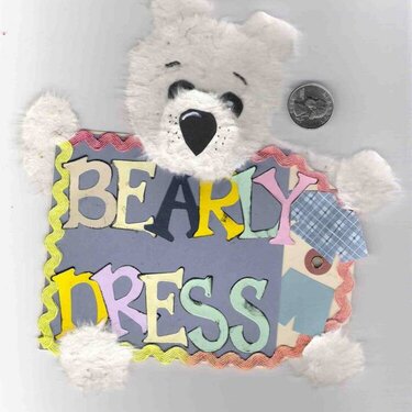 Bearly dress tear bear