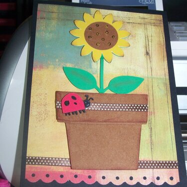 Sunflower Card