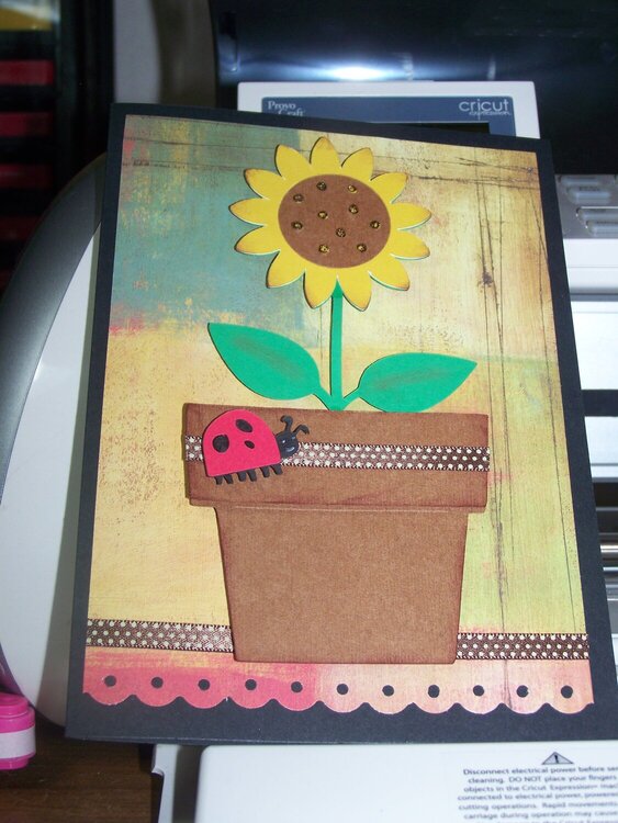 Sunflower Card