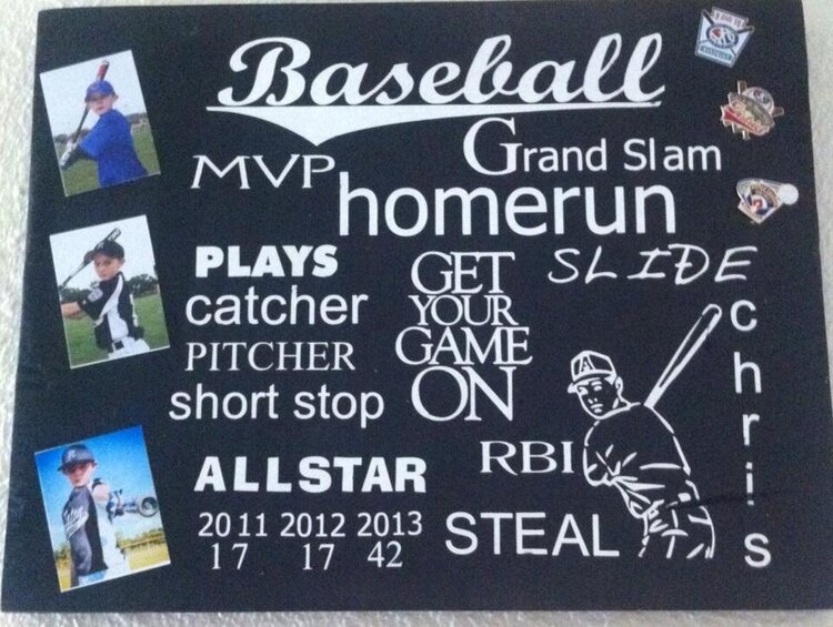 Baseball Subway Art