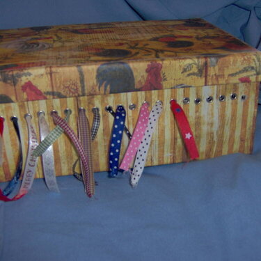 altered ribbon box
