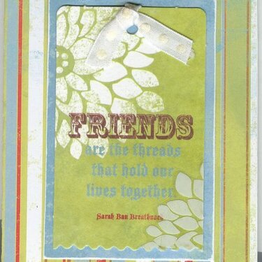 MME card-Friends are the threads...