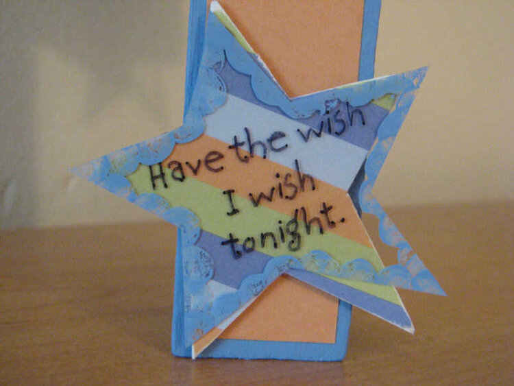 &quot;Star light, Star Bright&quot; Altered clothespin