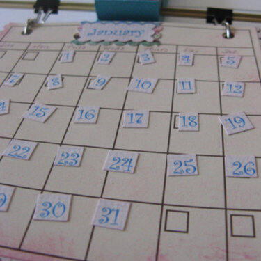 Clothespin Calendar