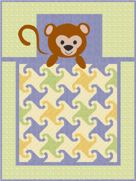 Nick&#039;s monkey quilt pattern
