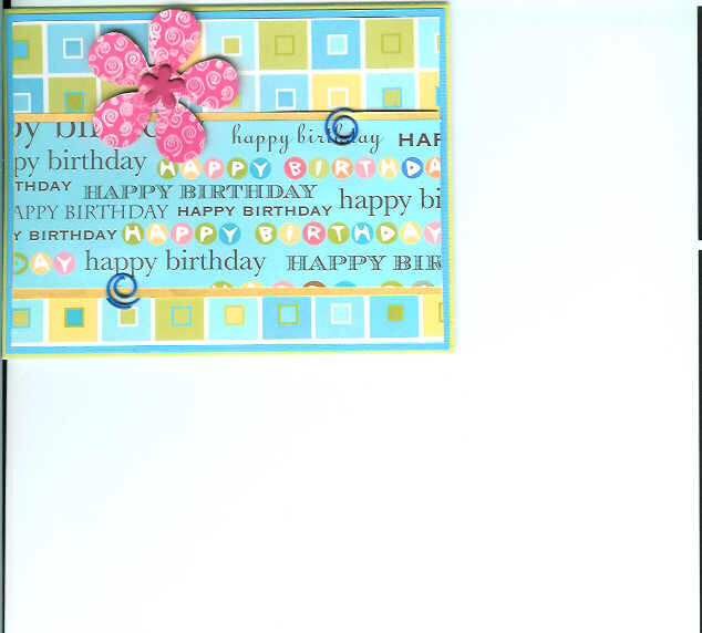 Birthday card for neice