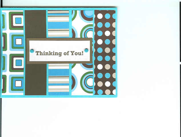 Thinking of you Turquoise/Browns