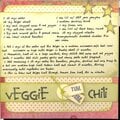 Veggie Chili Recipe 6x6